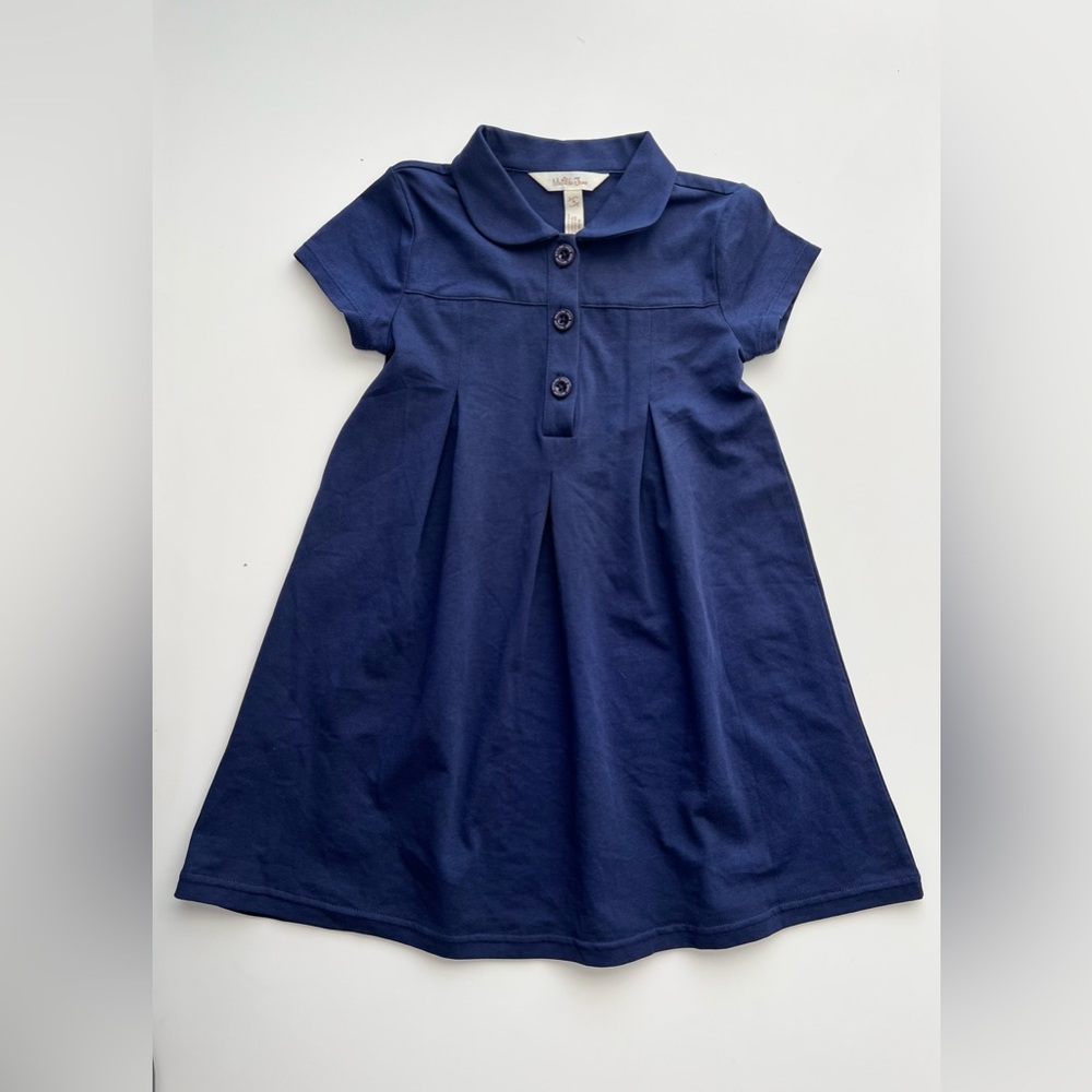 Matilda Jane Perfectly Paired Blue Button Collar short sleeve Dress school 4 - Picture 1 of 4